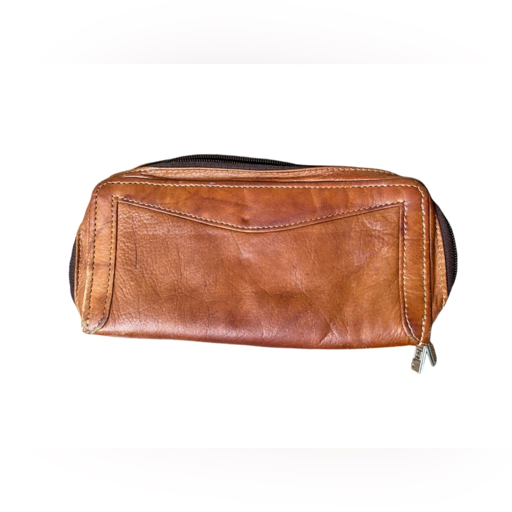Ashlin Vintage Brown Leather Wallet